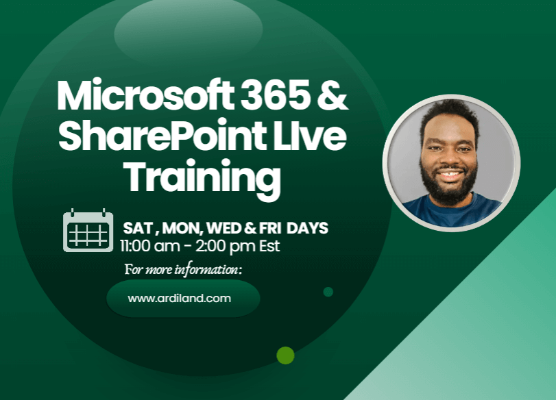Microsoft 365 and  SharePoint Developer Live Training